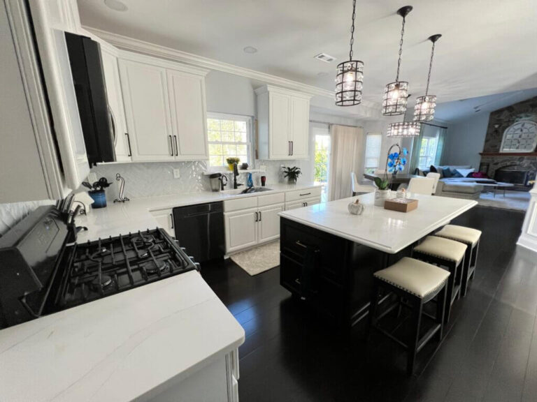 Cabinet Painting in Bucks County PA - Job Completed by Burge Painting Company